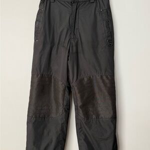 Kids Black Snow Pants 14/16